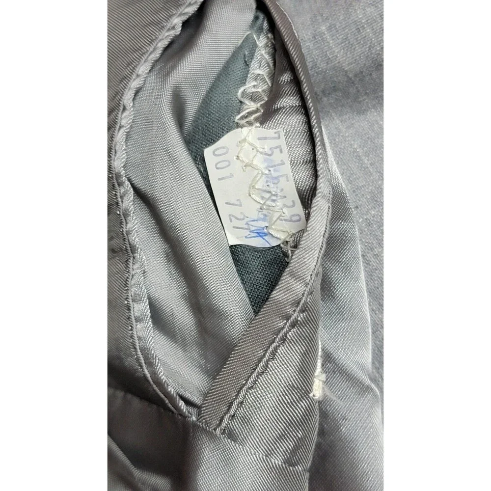 Yves Saint Laurent YSL Made in France Vintage Wool‎ Jacket in Gray Size 39 R